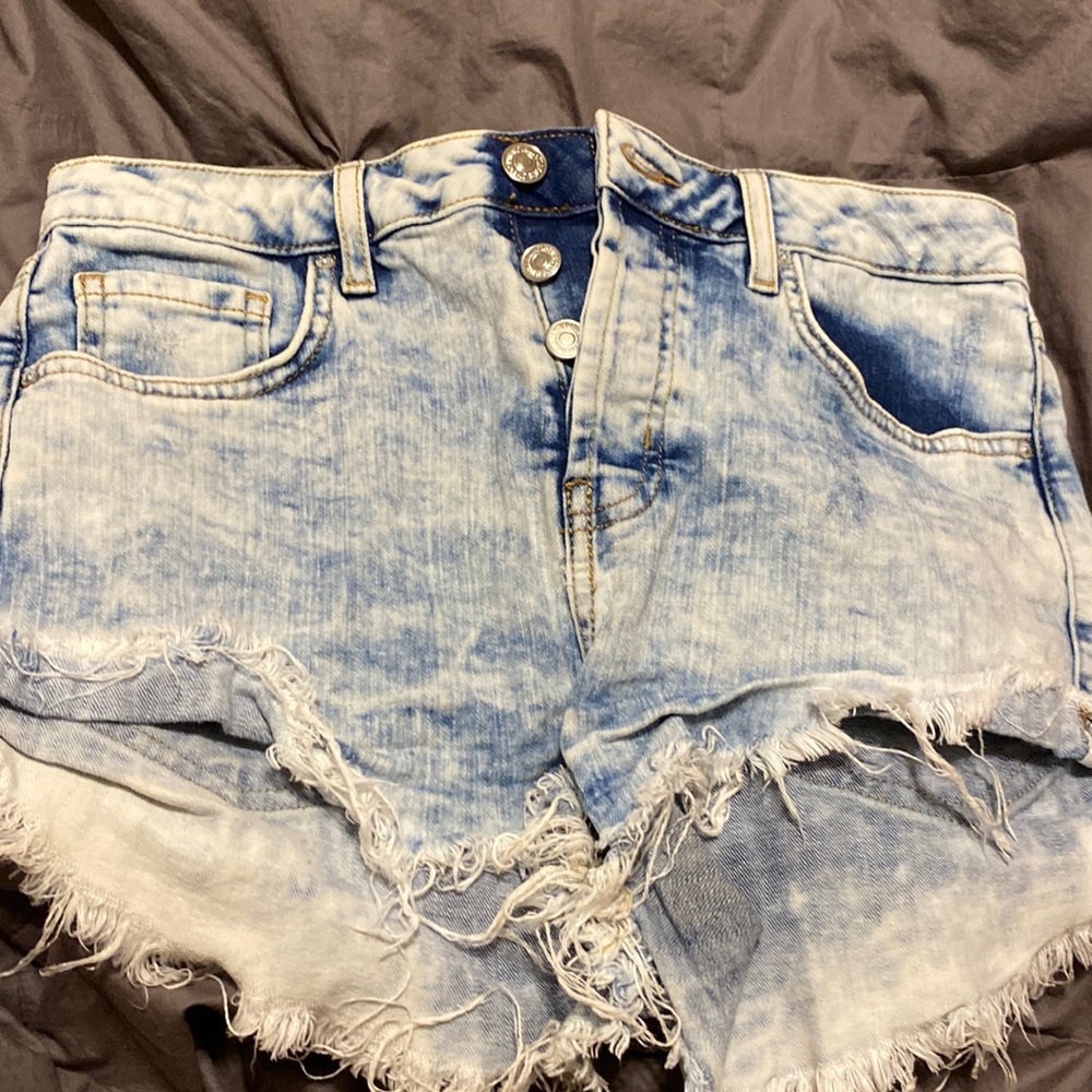 Denim shorts